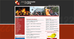Desktop Screenshot of feuerwehr-perg.at
